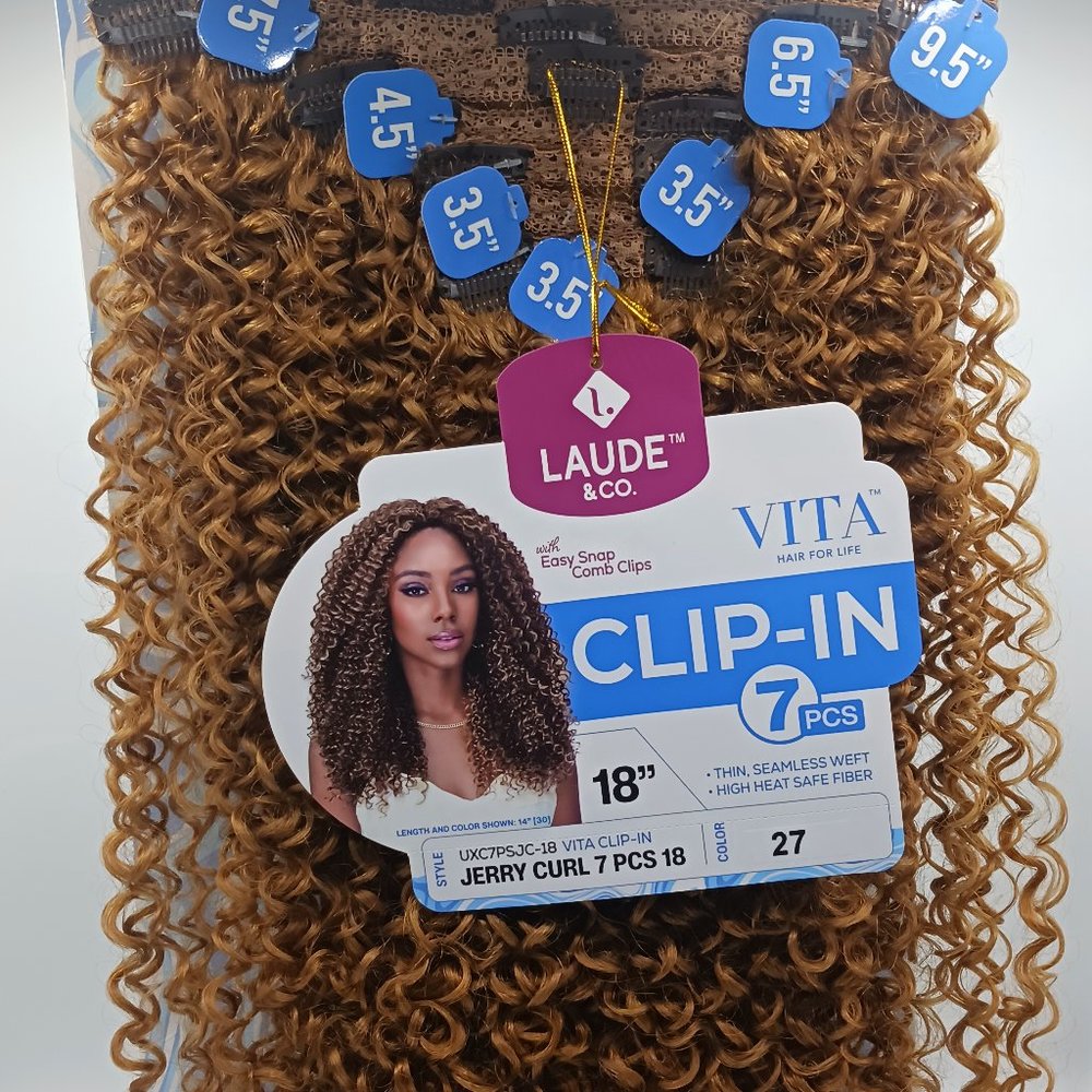 hair clip ins 7 pcs Laude Vita